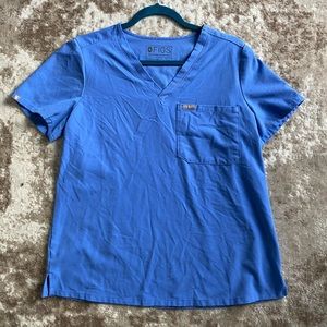 Figs Catarina Ceil Blue Top - M